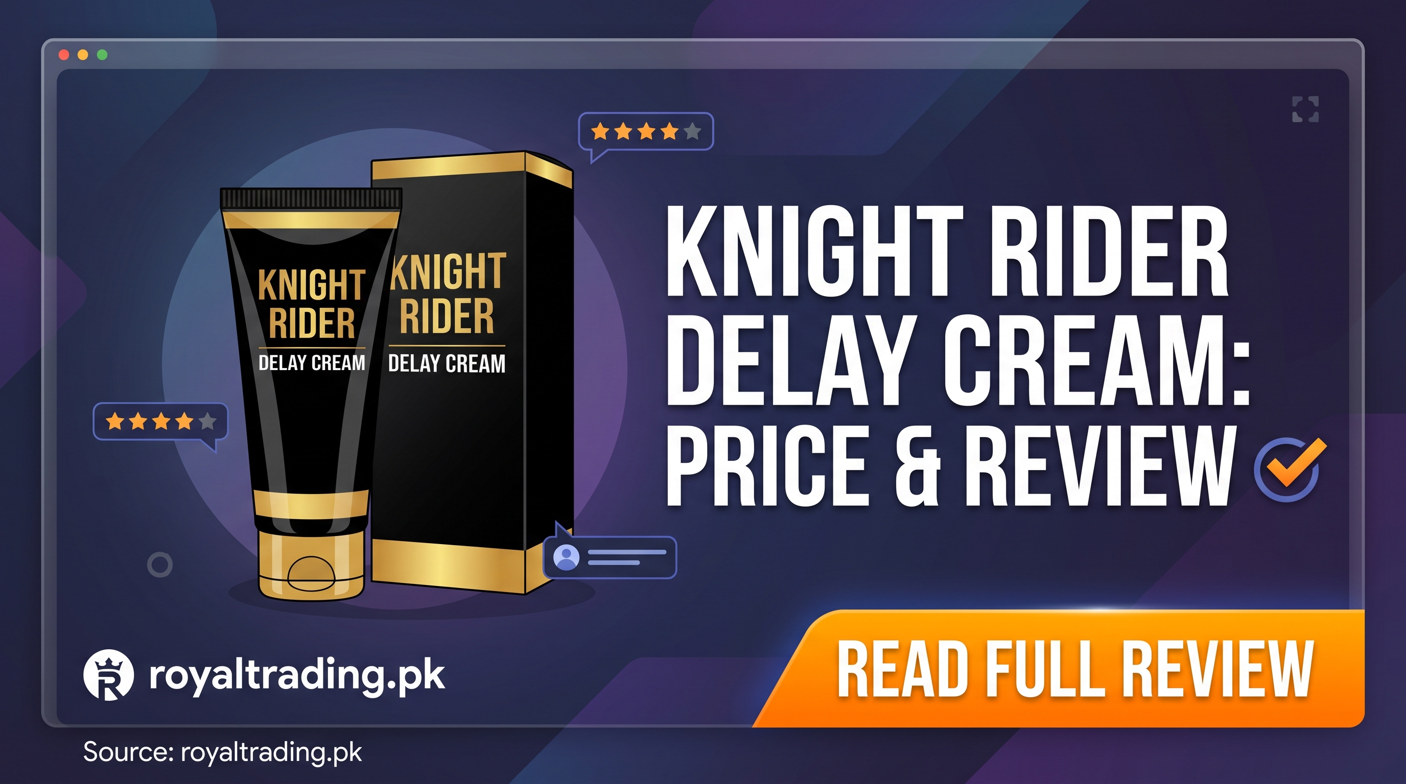 Knight Rider Delay Cream Price