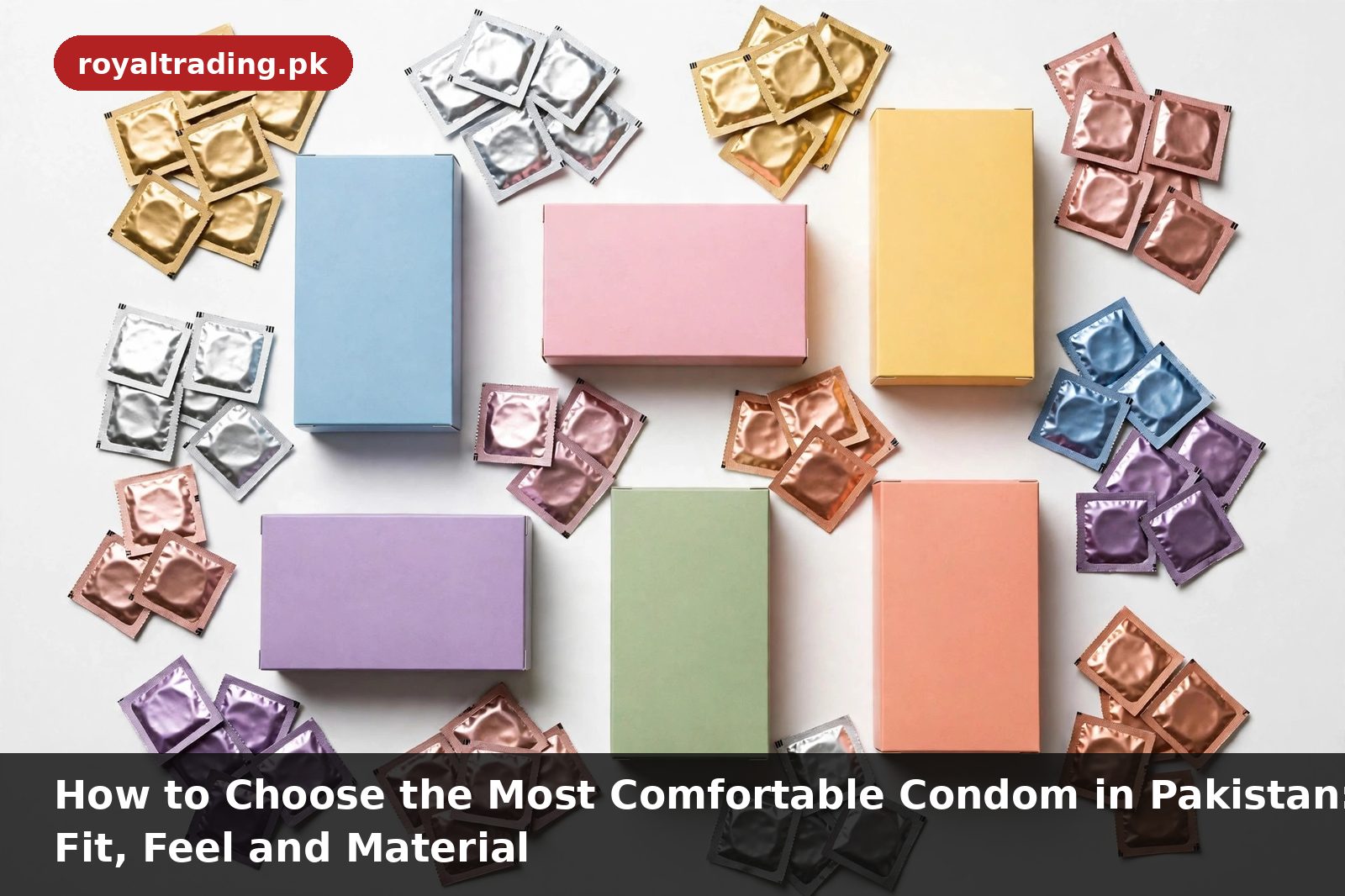 Condom boxes and packets - most comfortable condom in Pakistan
