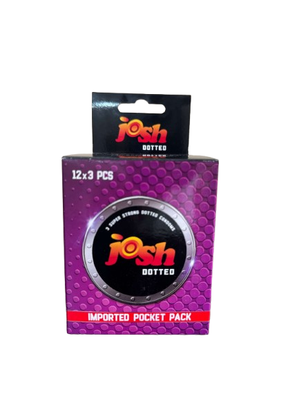 Josh Dotted Condoms Josh Dotted Condoms - Pack Of 3*12