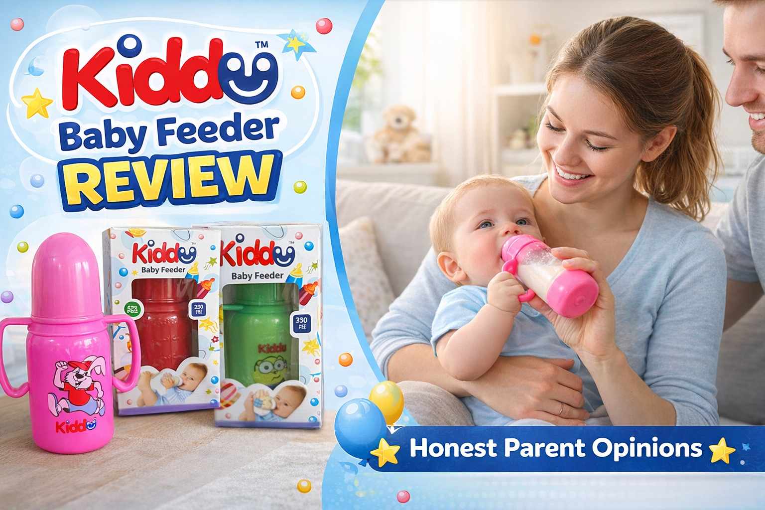Kiddu Baby Feeder Review - Best Baby Feeder in Pakistan
