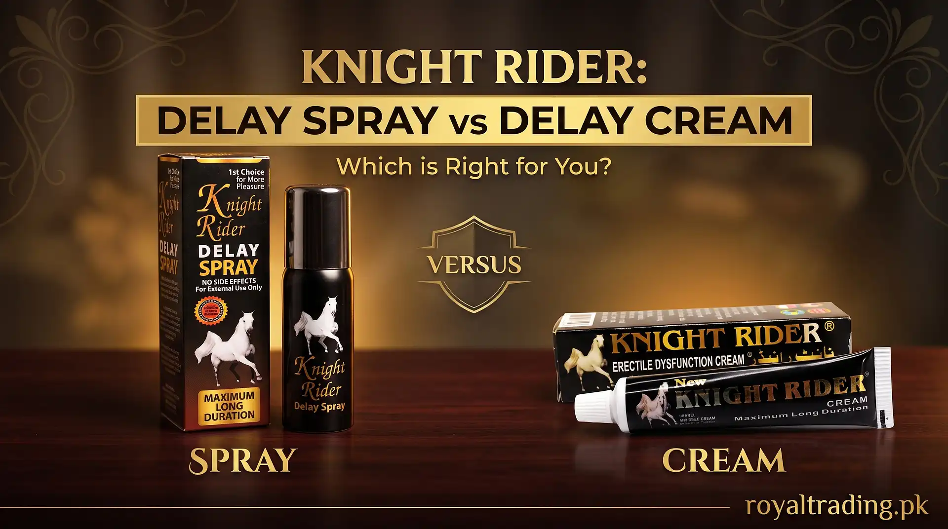 Delay Spray vs Delay Cream (Knight Rider)