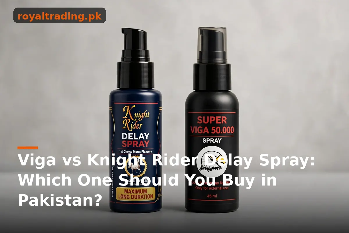 Viga vs Knight Rider delay spray comparison Pakistan