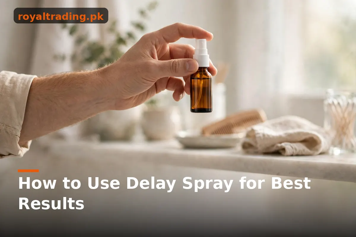 How to use delay spray